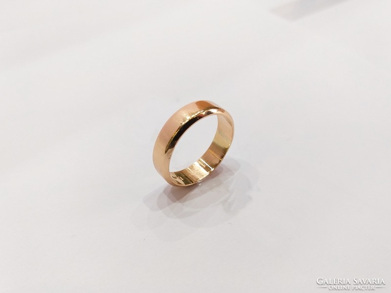 14 Carat 4.35g red gold wedding ring 4.35g (no.: 24/104.)