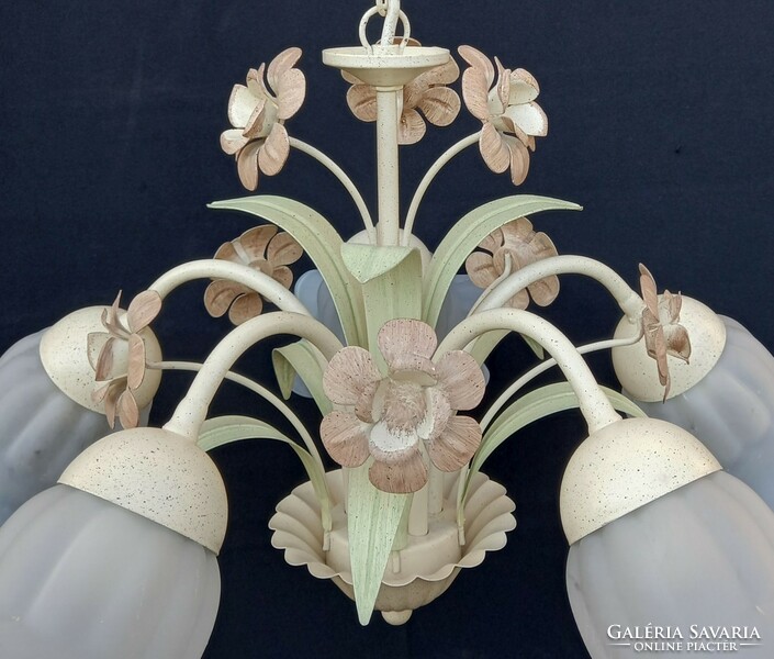 Vintage Florentine shabby chic chandelier