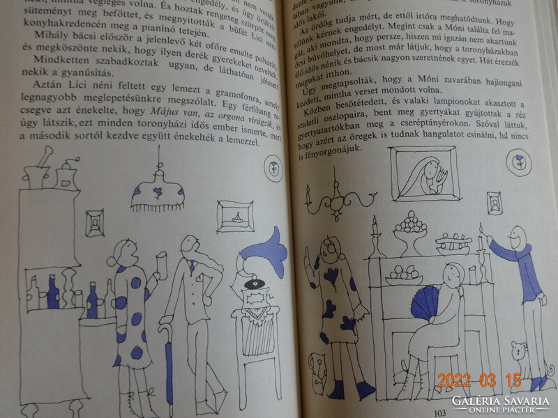 éva Janikovszky: the seven skins - old storybook with László Réber's drawings (1985)