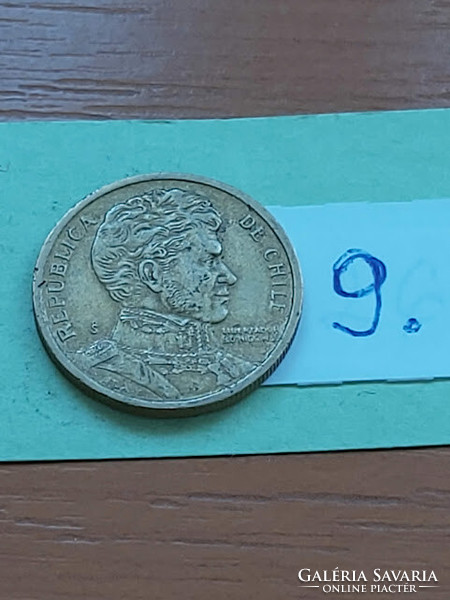 Chile 10 pesos 1997 nickel-brass bernardo o'higgins 9