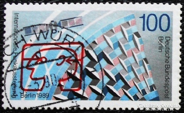 Bb847p / Germany - Berlin 1989 international radio exhibition stamp sealed