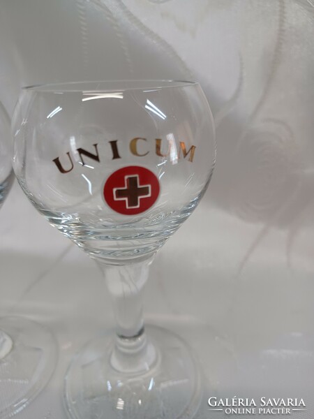 Zwack stemmed unicum glass 4 cl with authentication