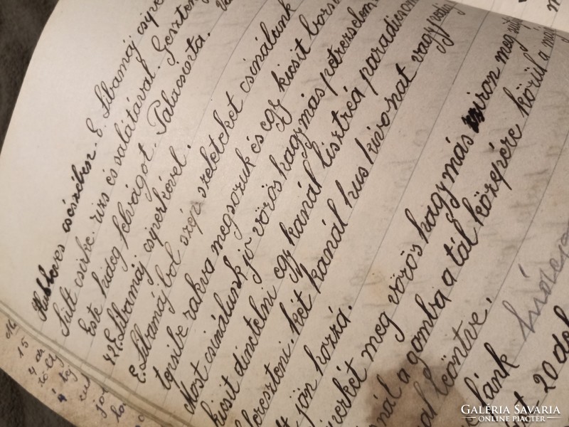 Antique handwritten cookbooks from the happy times of peace