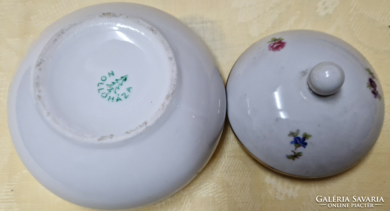 Hölóháza porcelain bonbonier sugar holder in perfect condition