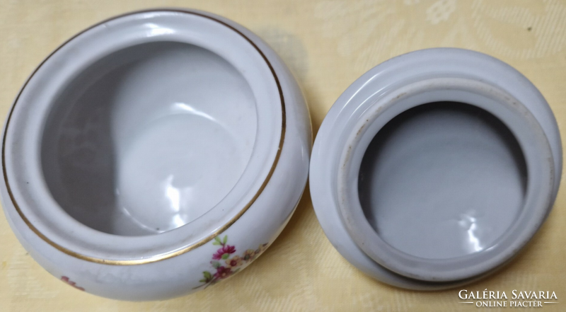 Hollóházi porcelán bonbonier cukortartó hibátlan állapotban