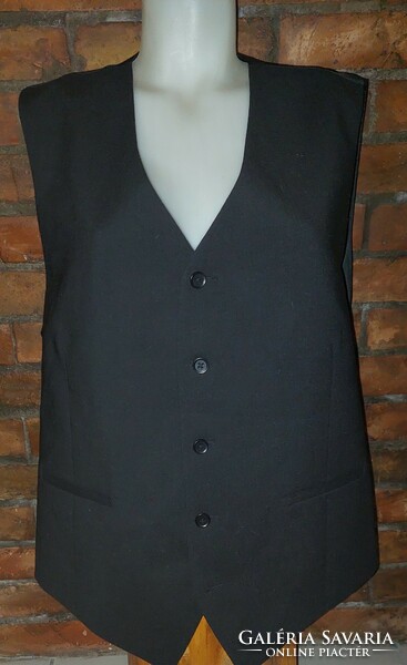 M o s elegant men's black vest size 46