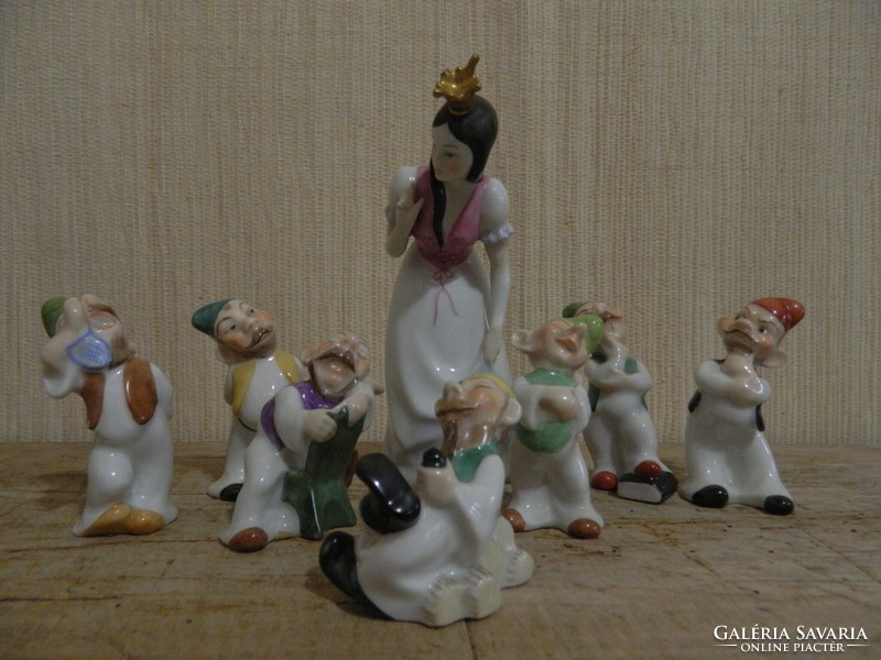 Herend snow white and the seven dwarfs