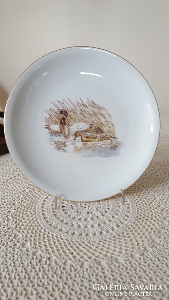 Rare lowland porcelain, forest animal small plate, cookie plate 6 pcs.