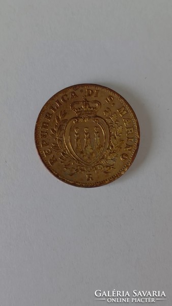 10 Centisimi 1935 San Marino (1935-1938) RITKÁBB és Szép állapotú !