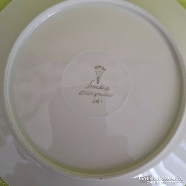 Bavaria schirnding porcelain breakfast set, cup, plate