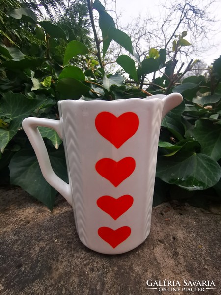 Granite jug with heart