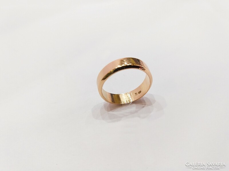 14 Carat 4.35g red gold wedding ring 4.35g (no.: 24/104.)