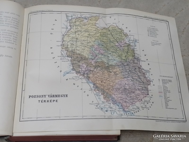 Counties and cities of Hungary - Bratislava county (ed. dr. Borovszky samu) É.N. Apollo i.T.