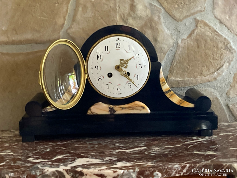 French marble mantel clock
