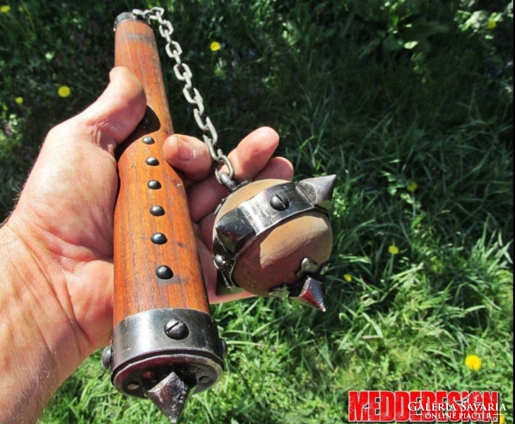 Meddedesign chain mace (large man) - decorative weapon, fantasy decoration, cosplay accessory