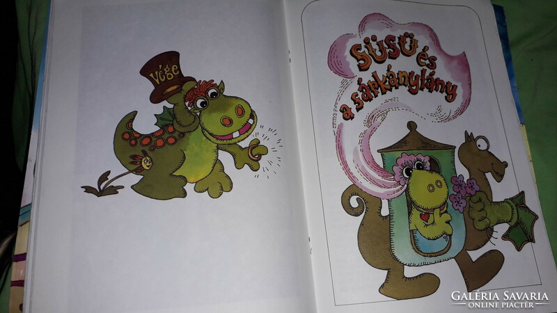 1985. István Csukás: süsü falls into a trap/süsü and the dragon girl picture book according to the pictures rtv