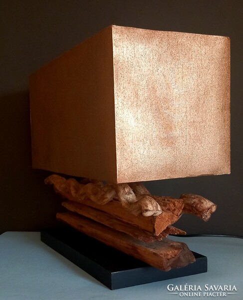 Kézi készítésű uszadékfa asztali lámpa ALKUDHATÓ egyedi  design