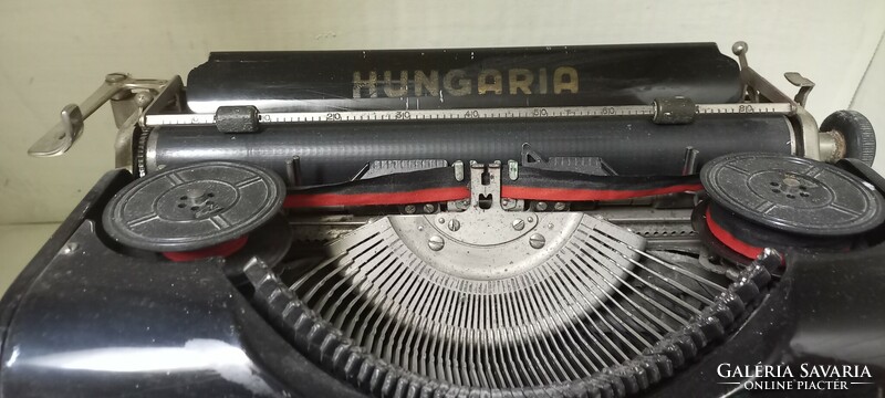 Retro, portable Hungarian typewriter, also for decoration