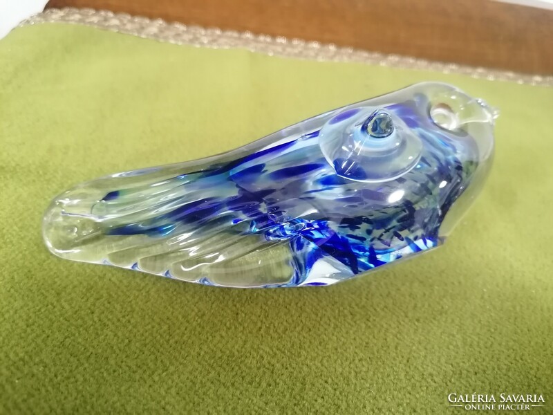 Murano style retro glass bird