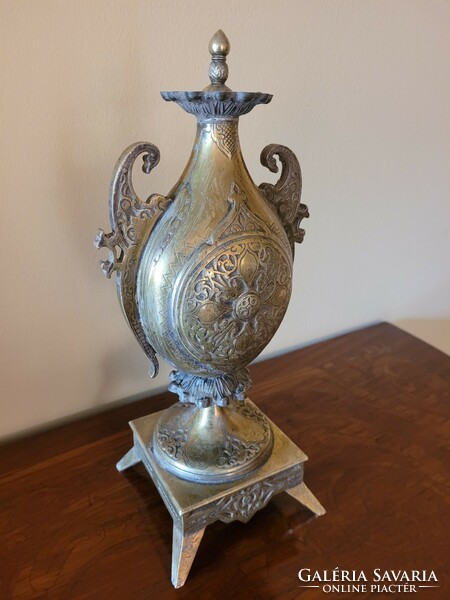 Antique copper table decoration