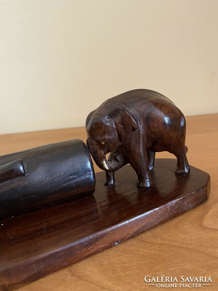 Indian hand carved elephant