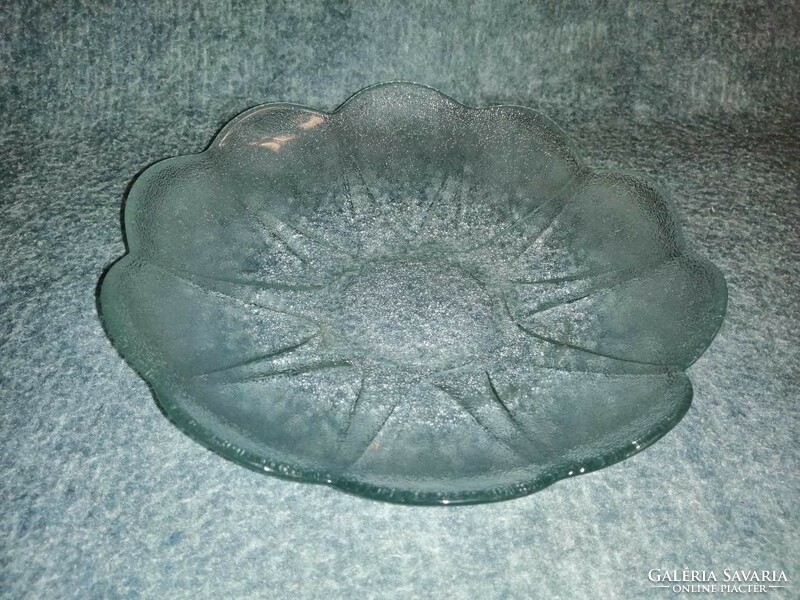 Glass offering dia. 22.5 cm (a11)