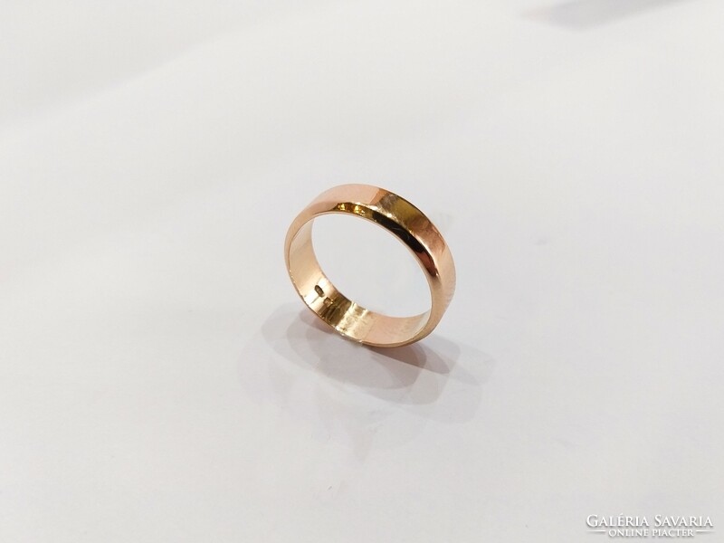 14 Carat 4.35g red gold wedding ring 4.35g (no.: 24/104.)