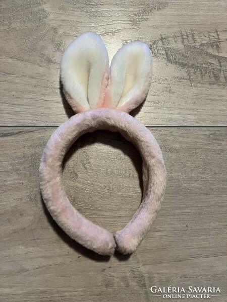 Plush bunny ears, headband