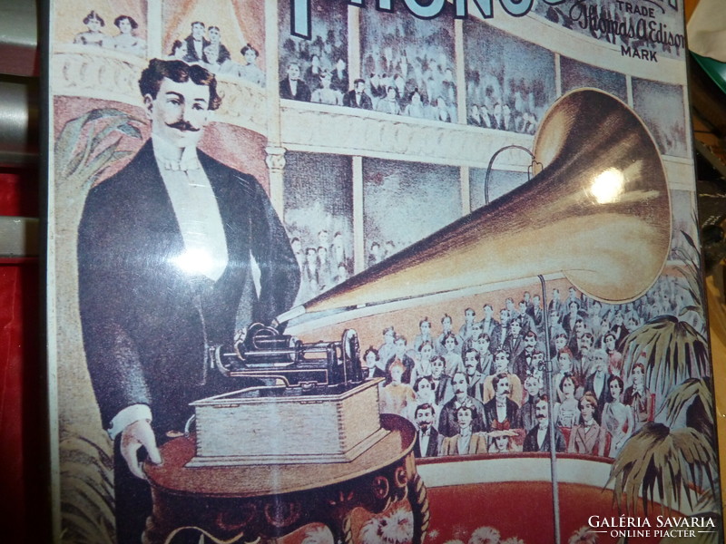 Phonograph advertising print