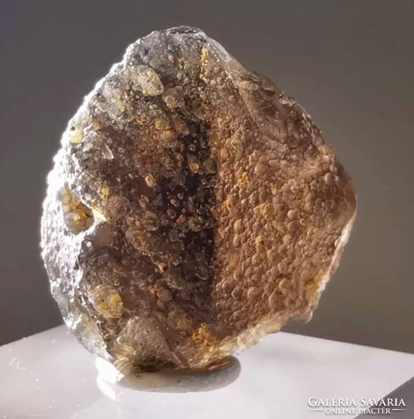 Kolumbianit Tektit meteorit 39 ct becsapódasi minta Kolumbia