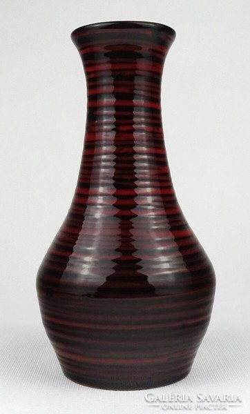1Q717 Mid century iparművész kerámia váza 21 cm