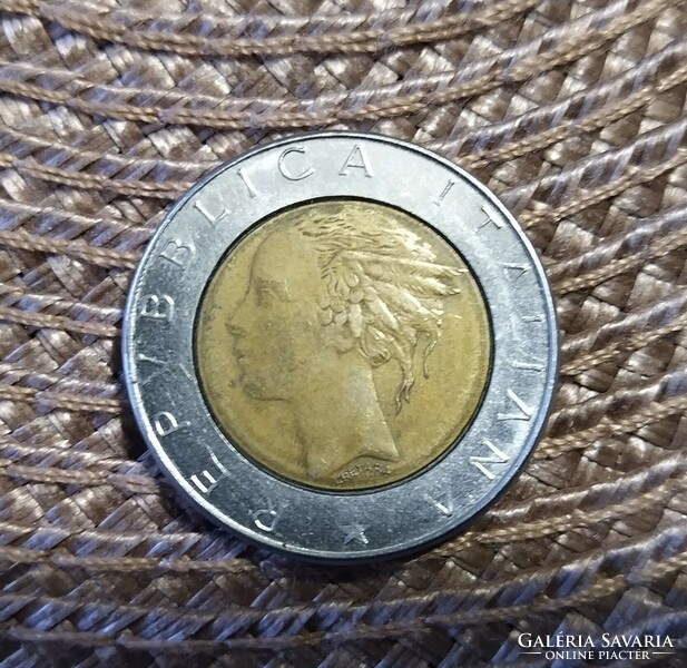 500 lira 1984 - bimetál
