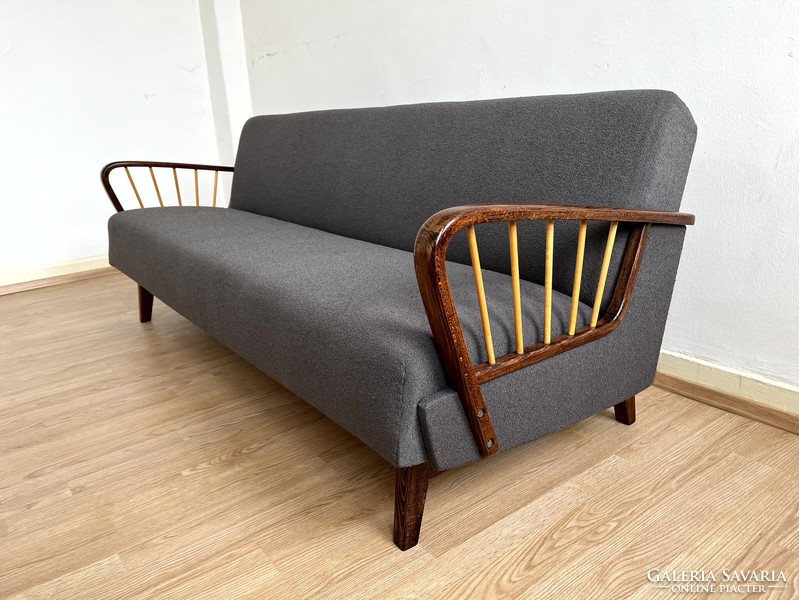 Retro, mid-century modern renovated 3-seater sofa