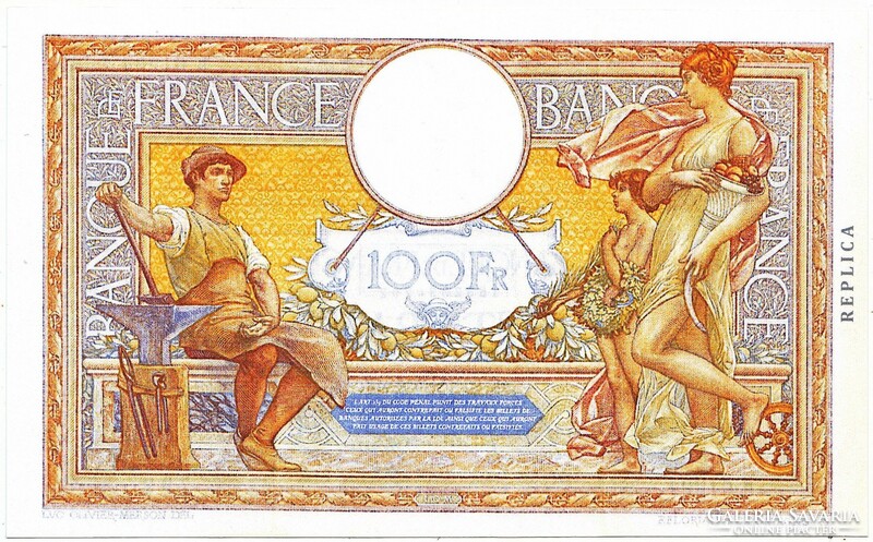 Franciaország 100 frank 1938 REPLIKA