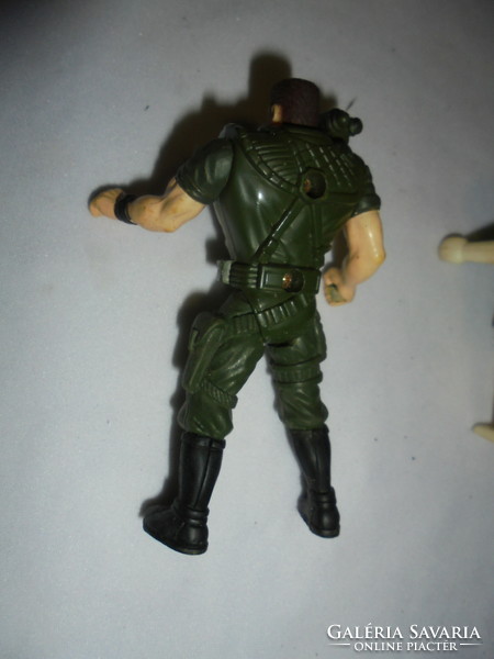 Three retro toy figures - together - j.I.Joe, shenk, toy story