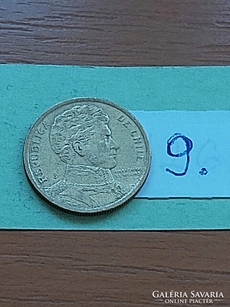 Chile 10 pesos 2006 nickel-brass, bernardo o'higgins 9