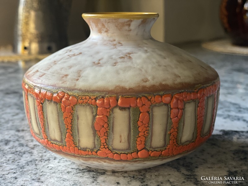 Várdeák ildiko glazed ceramic vase
