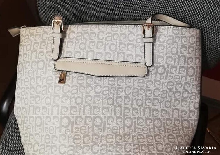 Pierre cardin original new label luxury double sided shoulder bag