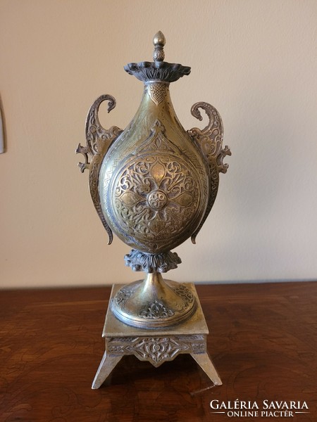 Antique copper table decoration