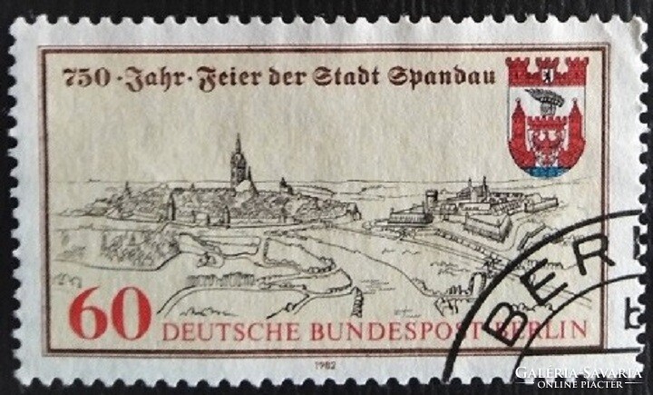 Bb659p / germany - berlin 1982 spandau 750 year stamp sealed