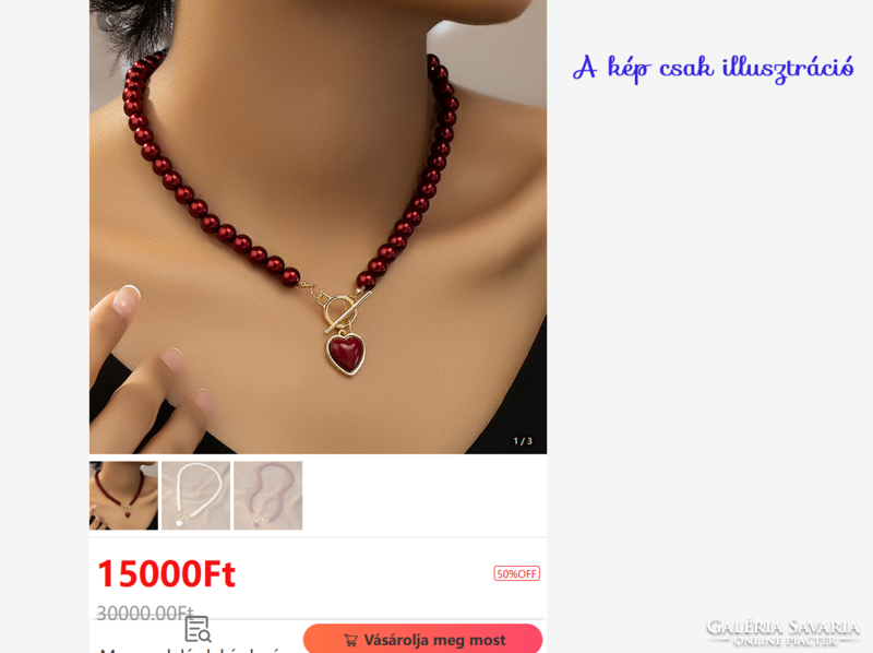 Necklaces made of cherry burgundy beautiful shiny glass beads with swarovski crystal pendants are now fashionable.