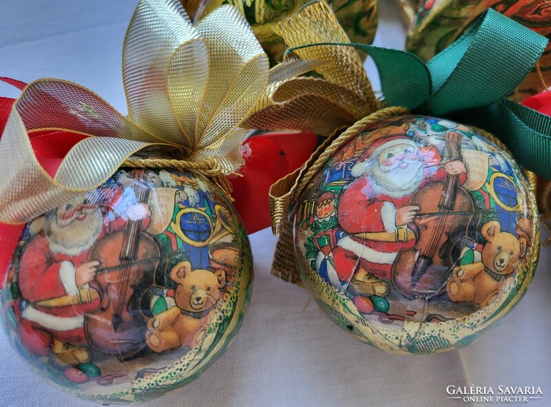 Karácsonyi dísz karácsonyfadísz gömb harang dekoráció kellék