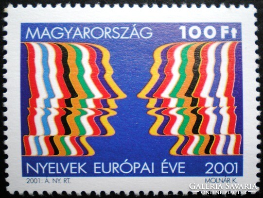 S4579 / 2001 Nyelvek Európai éve bélyeg postatiszta
