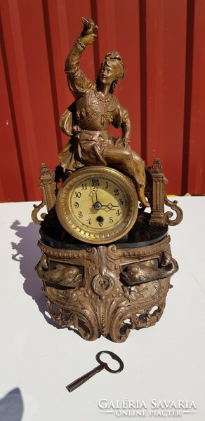 Antique table clock...Works...40 Cm high