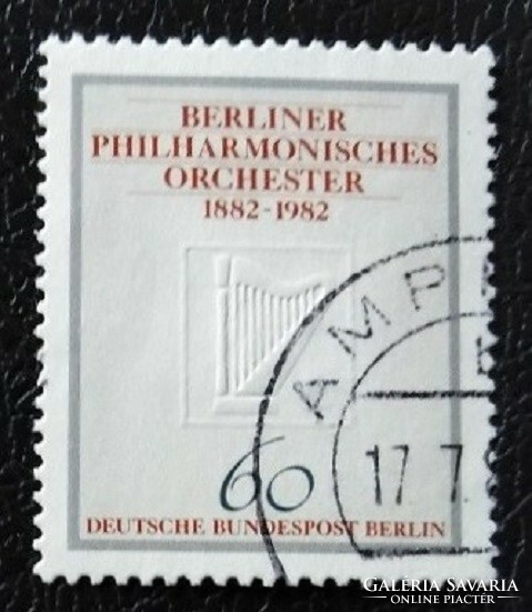 BB666p / Németország - Berlin 1982 A Berlini Filharmonikus Zenekar bélyeg pecsételt