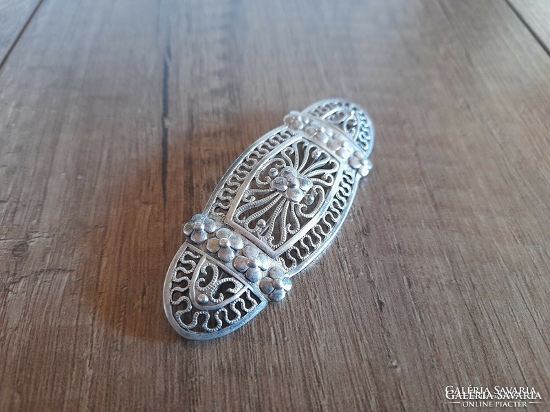 Antique silver brooch