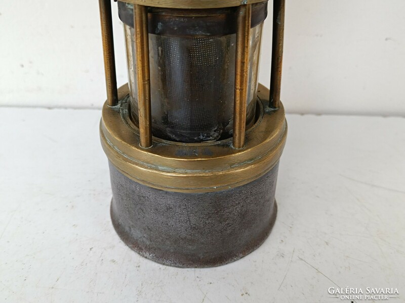 Antique miner's tool hollow carbide lamp 554 8569