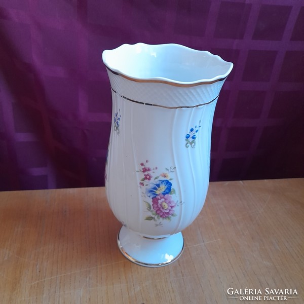 Hajnalka pattern larger raven house vase - flawless