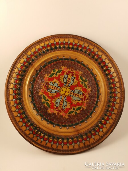 Wall plate made of wood (Bulgarian/Soviet)