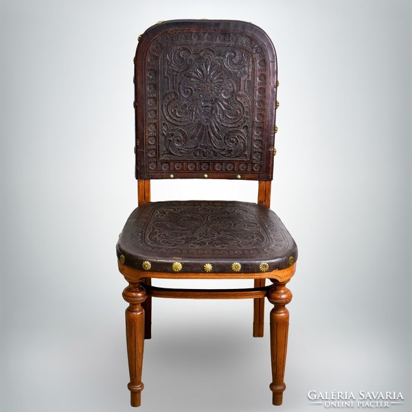 Antique printed thonet chair 